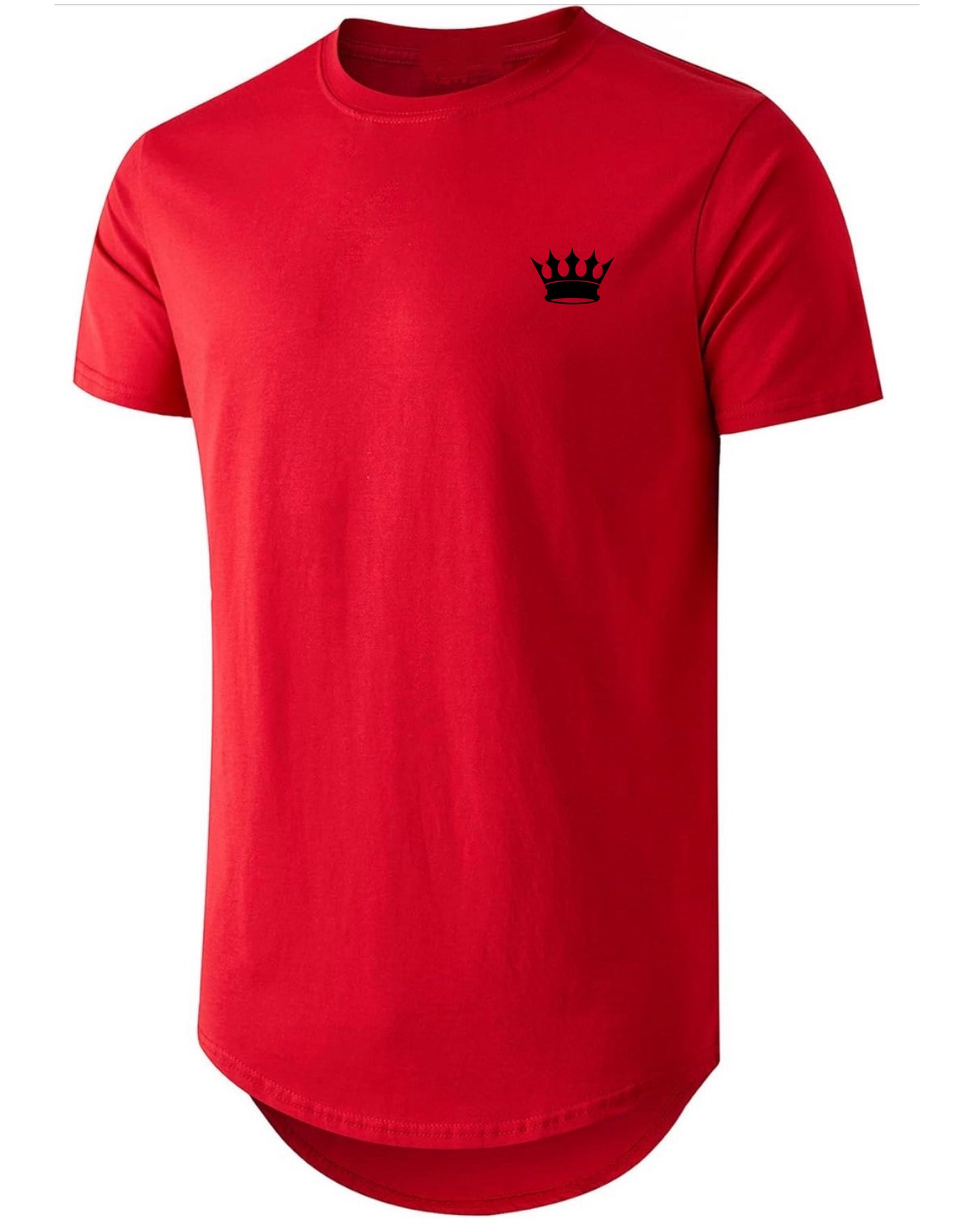 Crown Scoop Premium T-Shirt Red | Relentless Empire