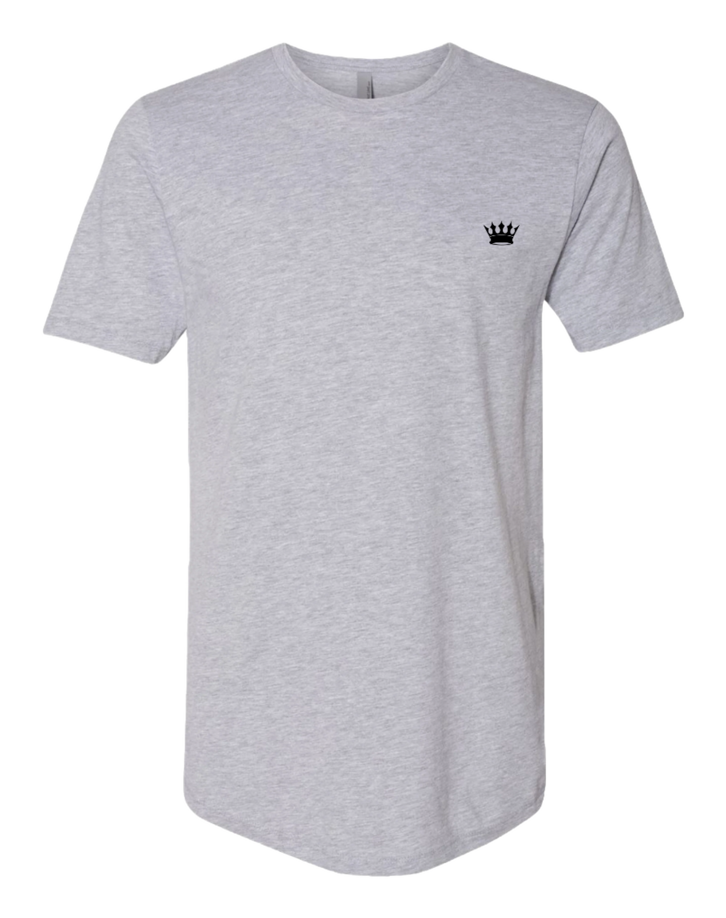 Crown Scoop Premium T-Shirt Grey | Relentless Empire