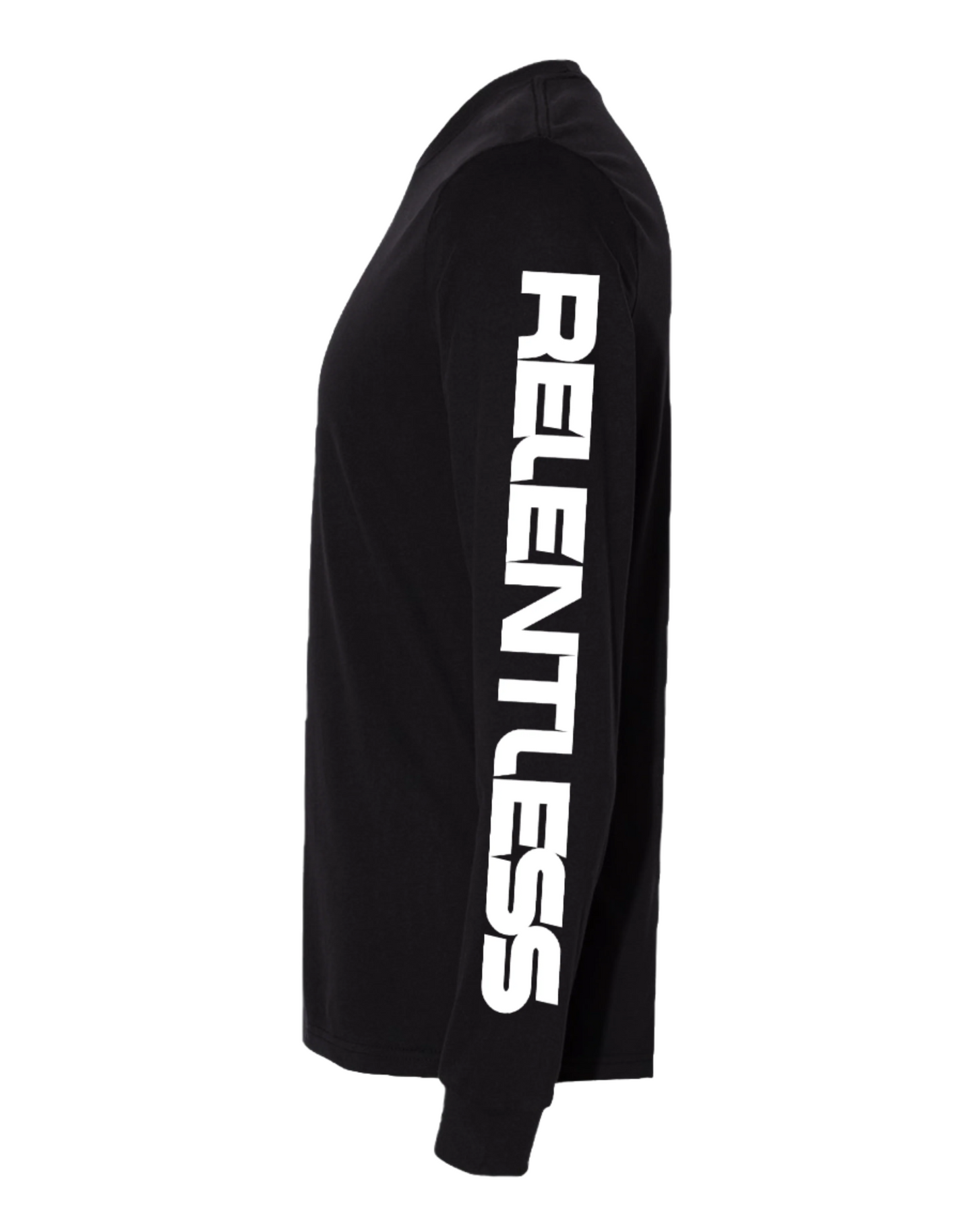 Crown Long Sleeve Premium Shirt Black | Relentless Empire