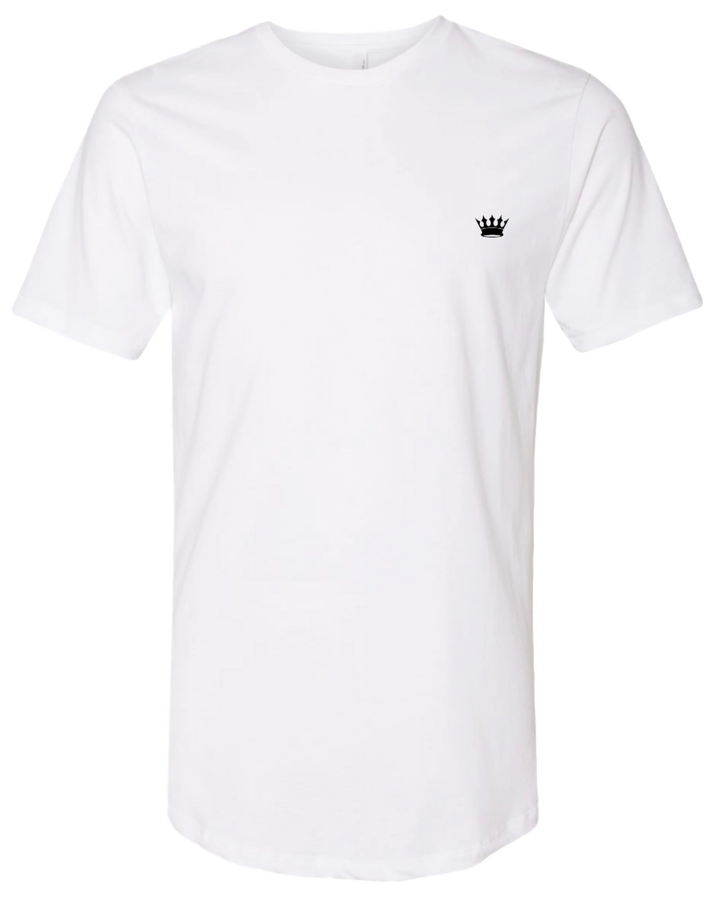 Crown Scoop Premium T-Shirt White | Relentless Empire