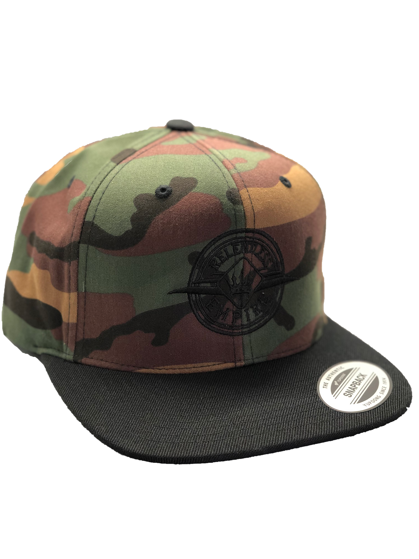 CAMO/BLACK SNAPBACK