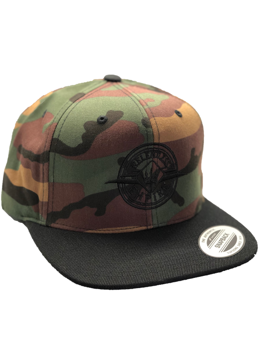 CAMO/BLACK SNAPBACK